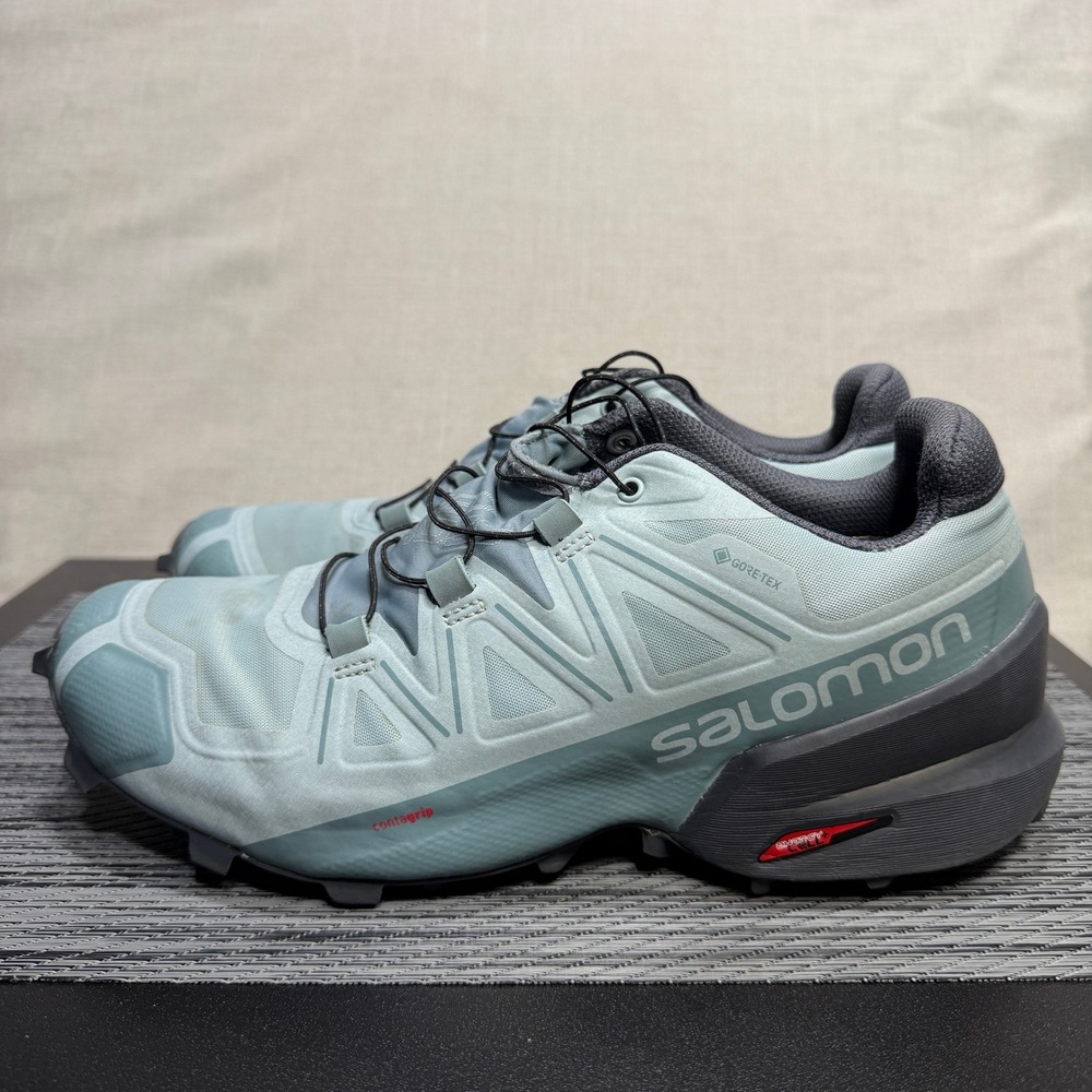 Salomon Speedcross 5 GTX Shoes - Womens 7.5 - Blue 413094 Running Trail Hiking
